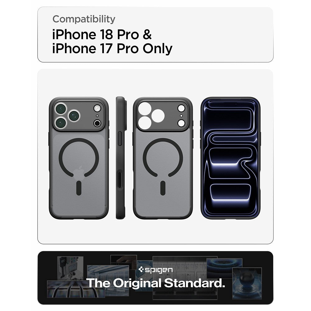 Spigen iPhone 17 Pro Max/iPhone 18 Pro Max Skal Ultra Hybrid MagFit Frost Black
