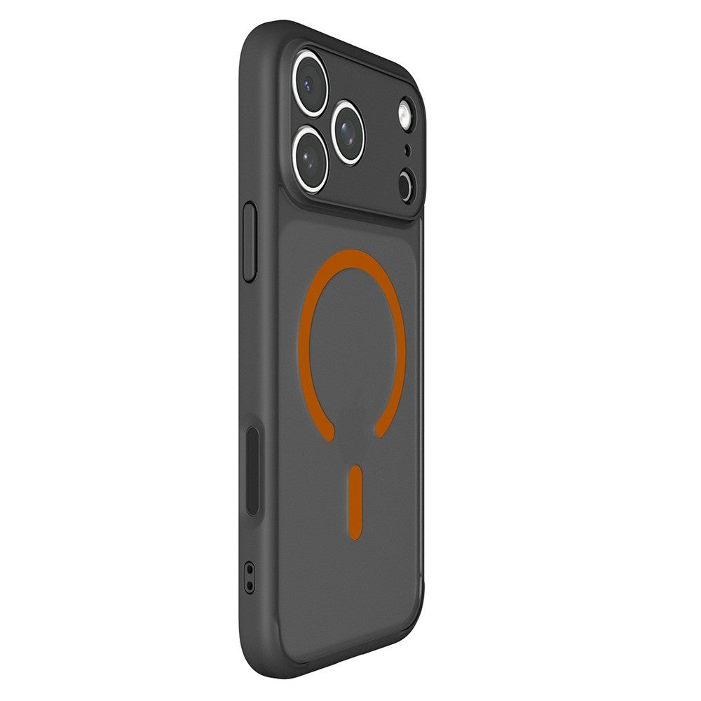 Spigen iPhone 17 Pro Max/iPhone 18 Pro Max Skal Ultra Hybrid MagFit Frost Black Orange