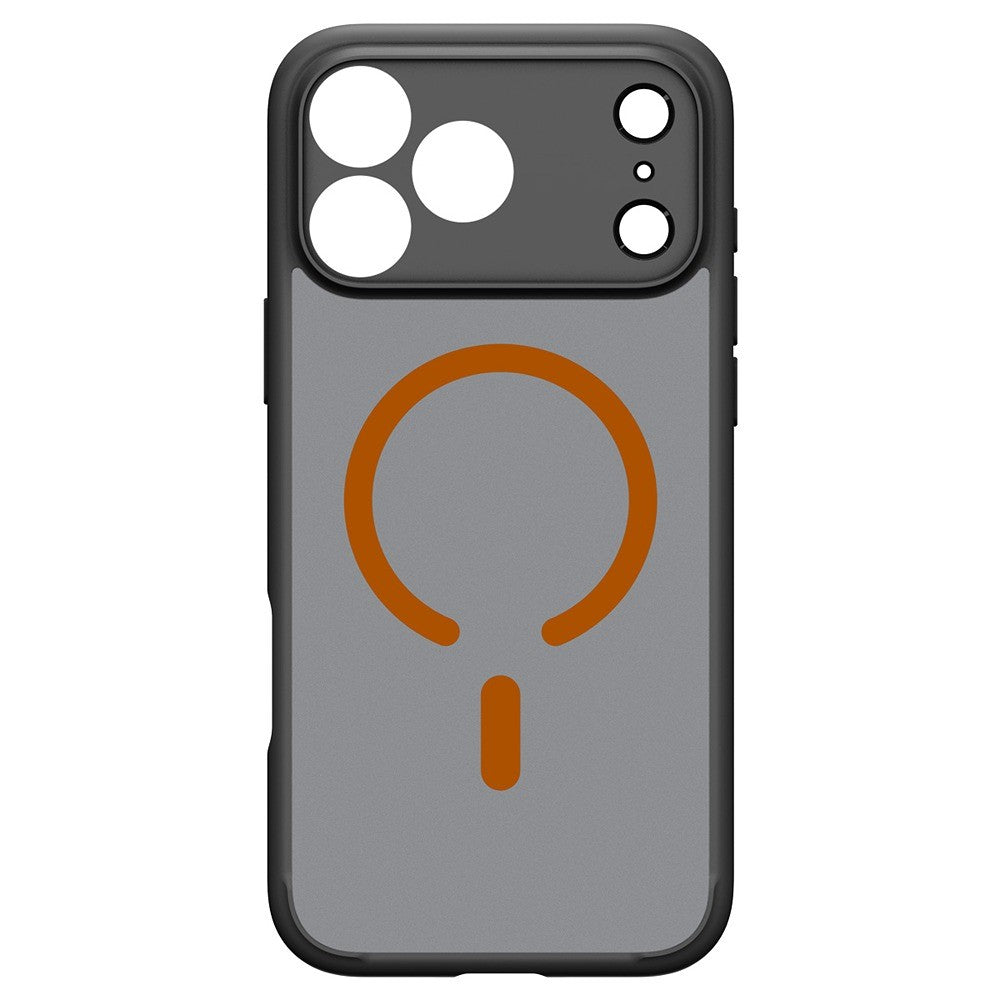 Spigen iPhone 17 Pro Max/iPhone 18 Pro Max Skal Ultra Hybrid MagFit Frost Black Orange