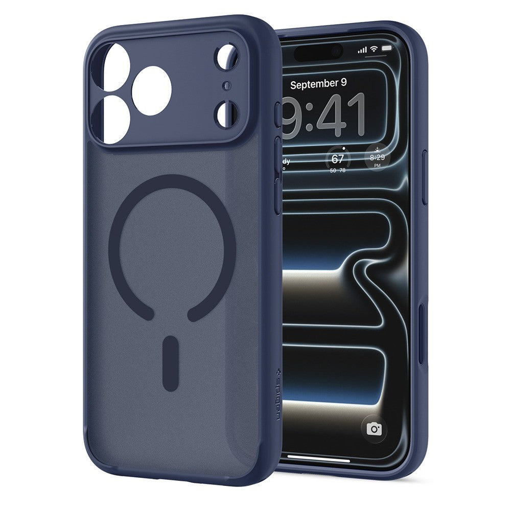 Spigen iPhone 17 Pro Max/iPhone 18 Pro Max Skal Ultra Hybrid MagFit Frost Deep Blue