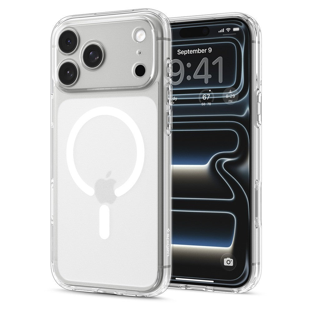Spigen iPhone 17 Pro Max/iPhone 18 Pro Max Skal Ultra Hybrid MagFit Frost White