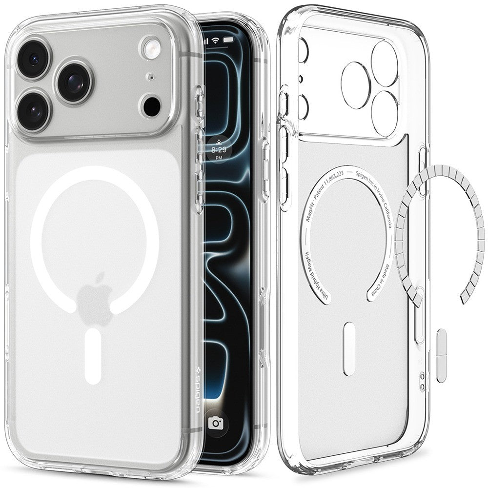 Spigen iPhone 17 Pro Max/iPhone 18 Pro Max Skal Ultra Hybrid MagFit Frost White