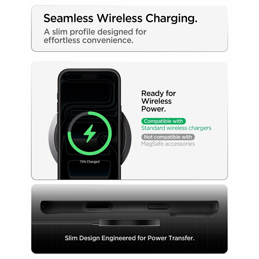 Spigen iPhone 17 Pro Max/iPhone 18 Pro Max Skal Ultra Hybrid Matte Black