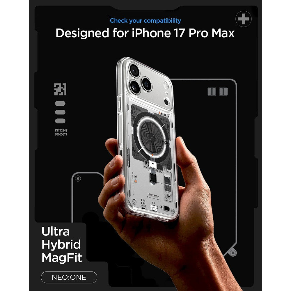 Spigen iPhone 17 Pro Max/iPhone 18 Pro Max Skal Ultra Hybrid Neo One MagFit