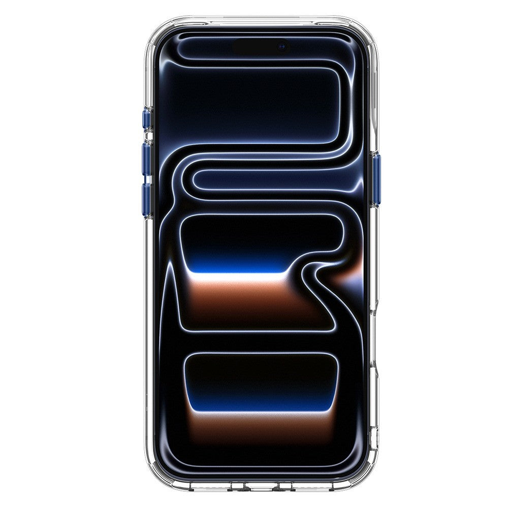 Spigen iPhone 17 Pro Max/iPhone 18 Pro Max Skal Ultra Hybrid Optik S MagFit Clear Deep Blue
