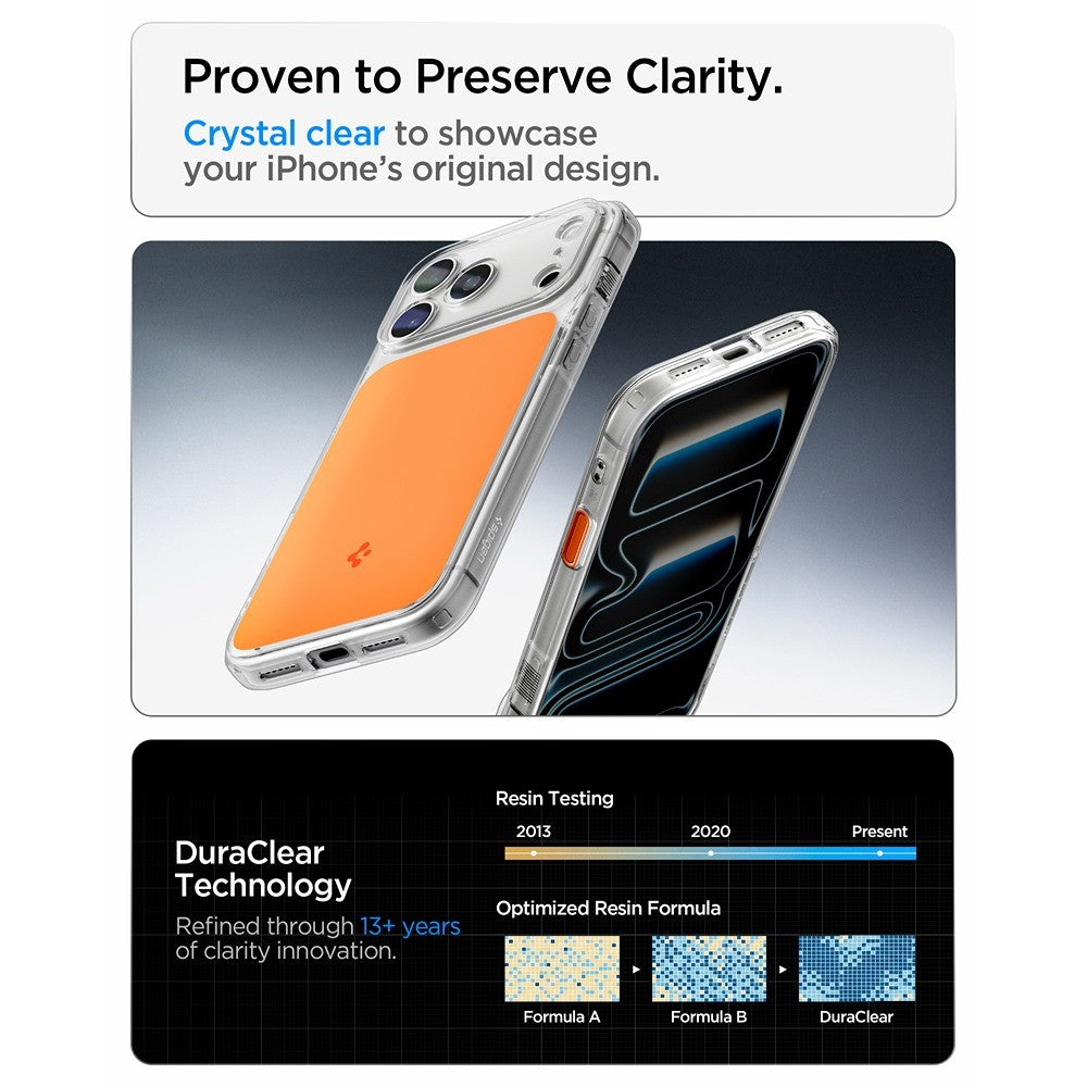 Spigen iPhone 17 Pro Max/iPhone 18 Pro Max Skal Ultra Hybrid T MagFit Glossy Orange