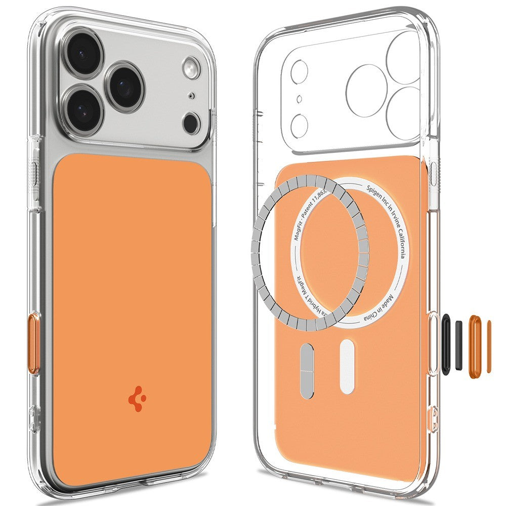 Spigen iPhone 17 Pro Max/iPhone 18 Pro Max Skal Ultra Hybrid T MagFit Glossy Orange