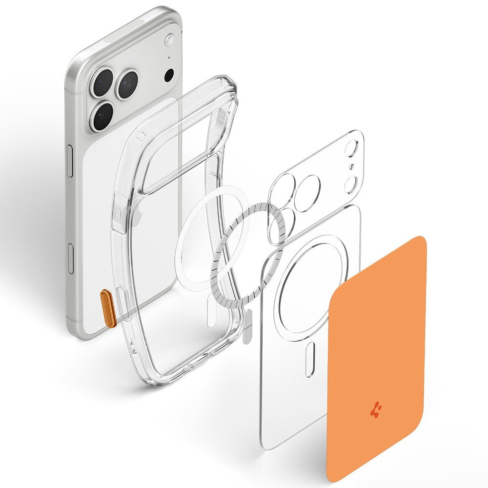 Spigen iPhone 17 Pro Max/iPhone 18 Pro Max Skal Ultra Hybrid T MagFit Glossy Orange