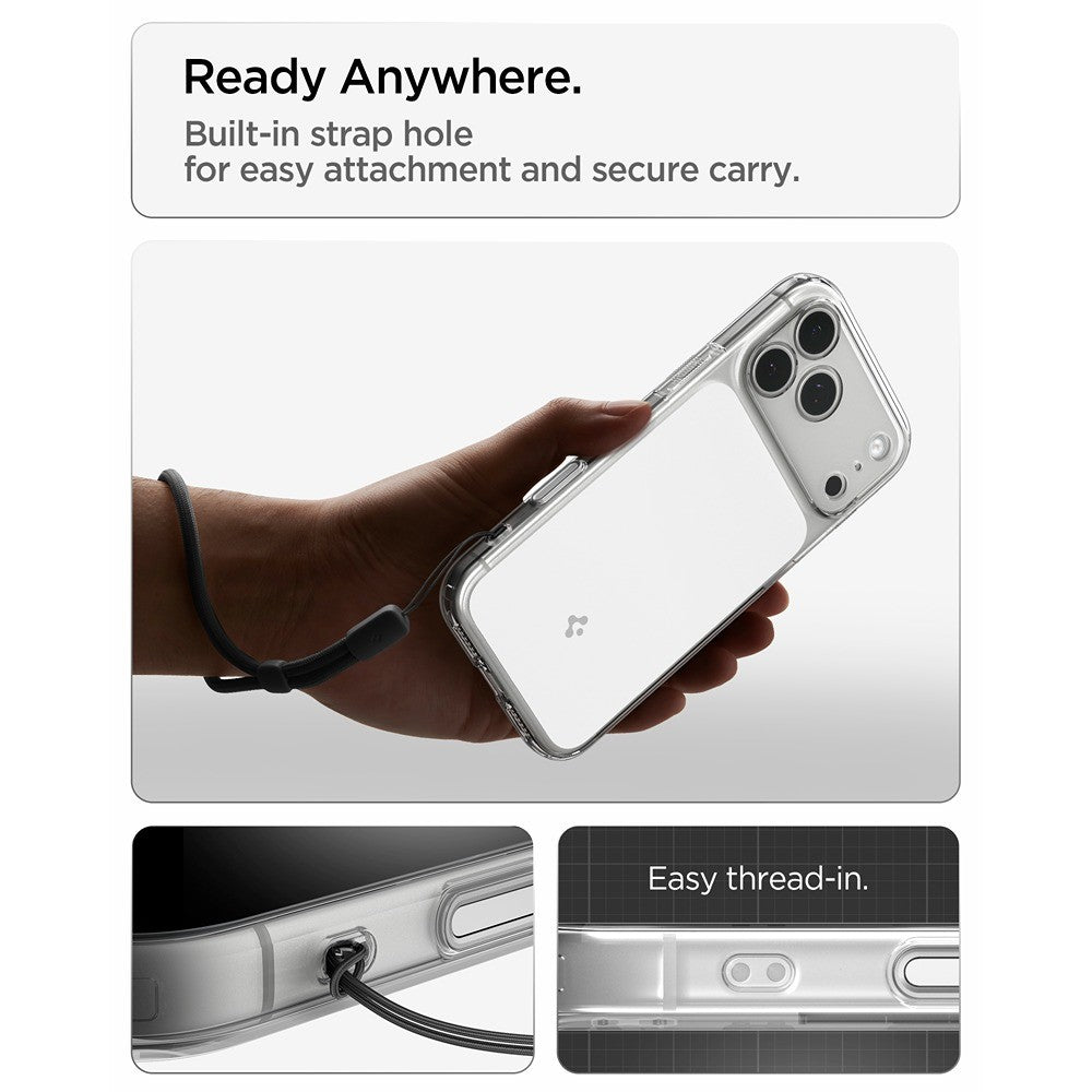 Spigen iPhone 17 Pro Max/iPhone 18 Pro Max Skal Ultra Hybrid T MagFit Glossy White