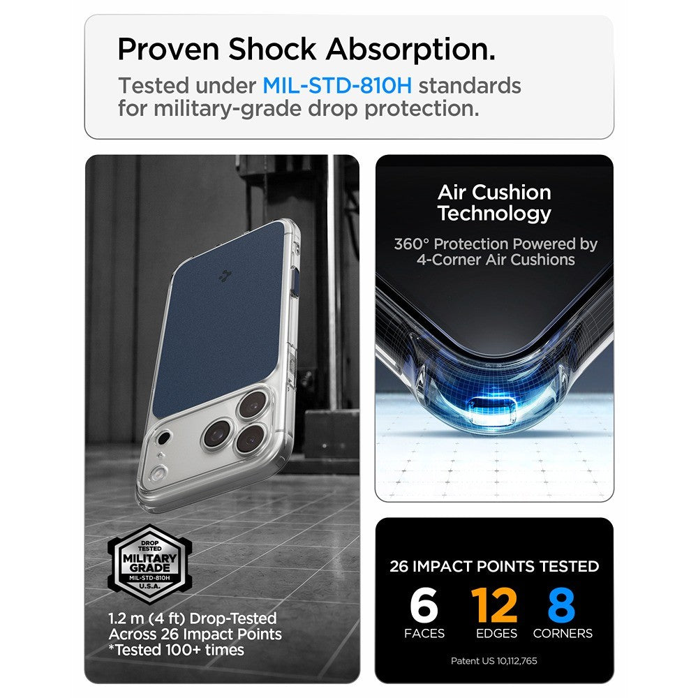 Spigen iPhone 17 Pro Max/iPhone 18 Pro Max Skal Ultra Hybrid T MagFit Matte Blue