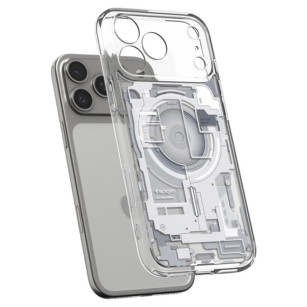 Spigen iPhone 17 Pro Max/iPhone 18 Pro Max Skal Ultra Hybrid Zero One MagFit Vit