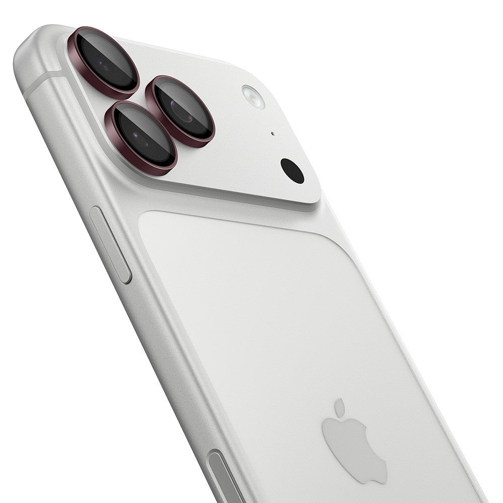Spigen iPhone 18 Pro/18 Pro Max Kameraskydd Glas.tR EZ Fit Optik Pro 2-pack Dark Cherry
