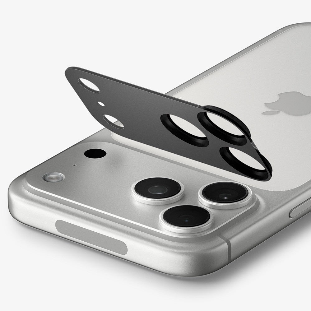 Spigen iPhone 18 Pro Kameraskydd Glas.tR EZ Fit Optik Pro XL Dark Gray