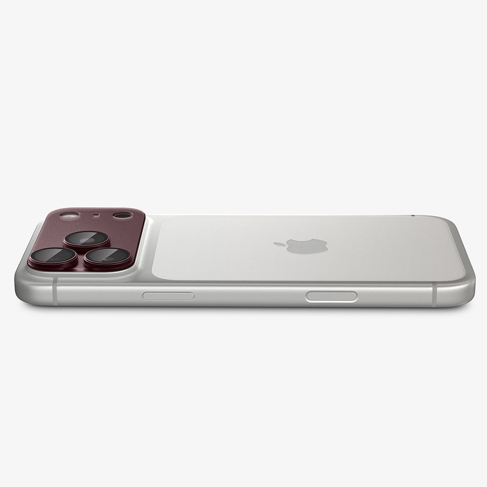 Spigen iPhone 18 Pro Max Kameraskydd Glas.tR EZ Fit Optik Pro XL Dark Cherry