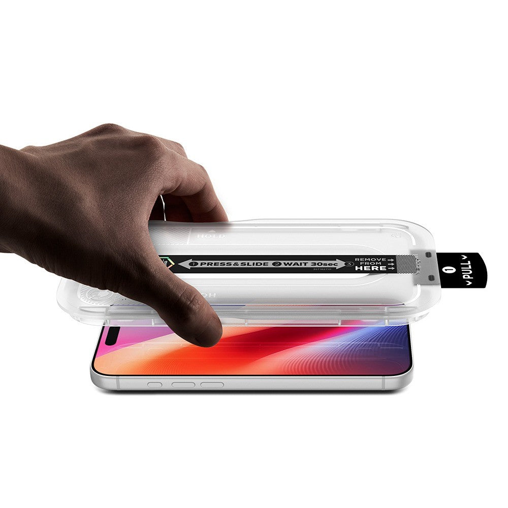 Spigen iPhone 18 Pro Max Skärmskydd Glas.tR EZ Fit Pro Privacy