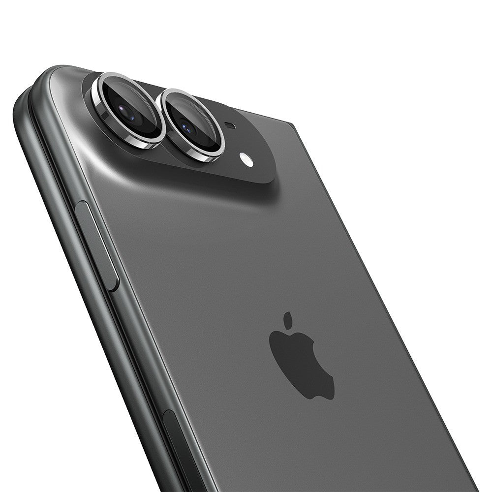 Spigen iPhone Duo Kameraskydd Glas.tR EZ Fit Optik Pro 2-pack Vit
