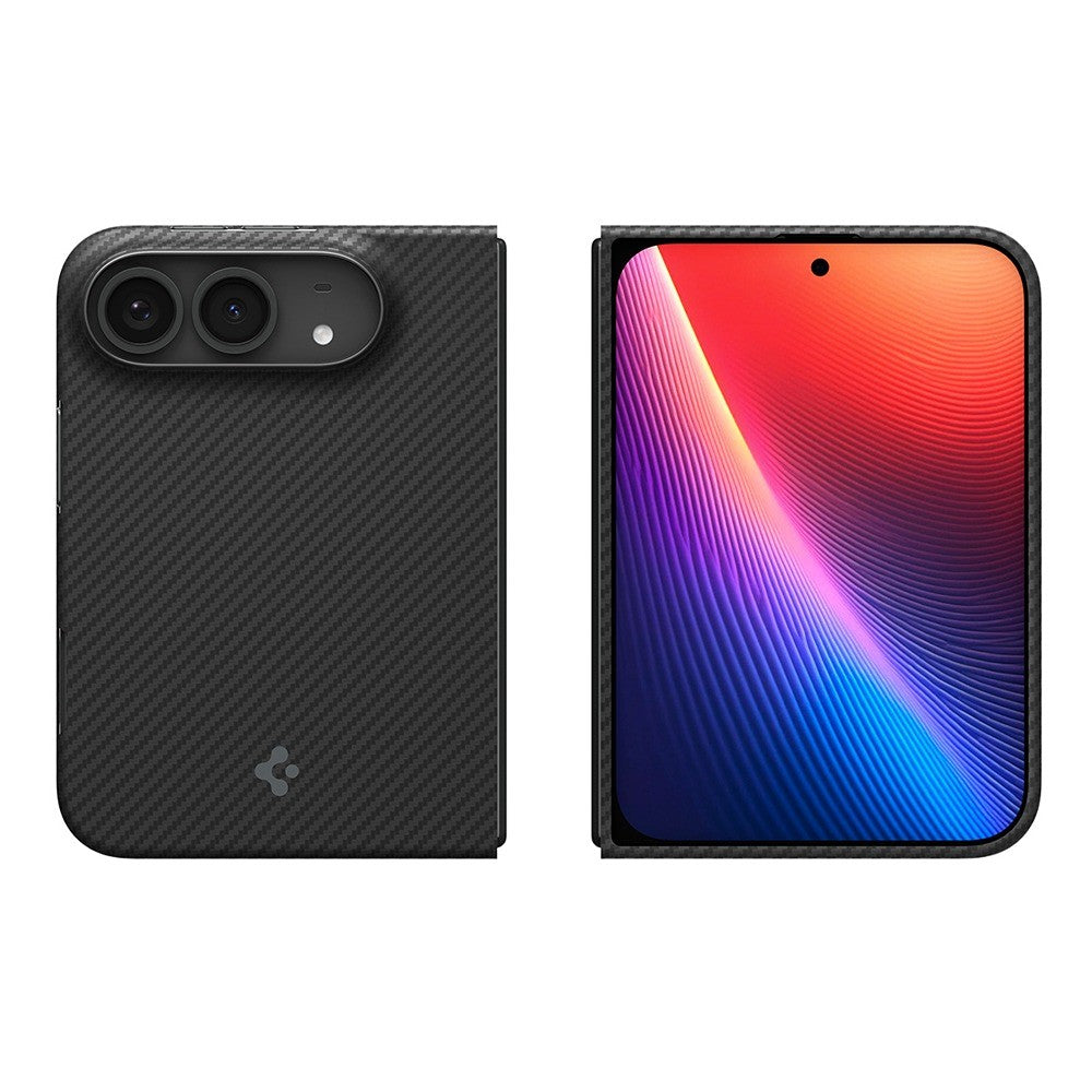 Spigen iPhone Duo Skal Air Skin Aramid MagFit Svart