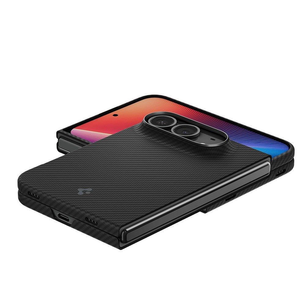 Spigen iPhone Duo Skal Air Skin Aramid MagFit Svart