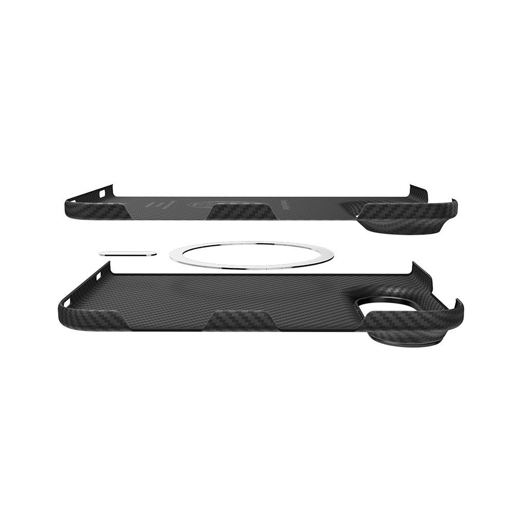 Spigen iPhone Duo Skal Air Skin Aramid MagFit Svart