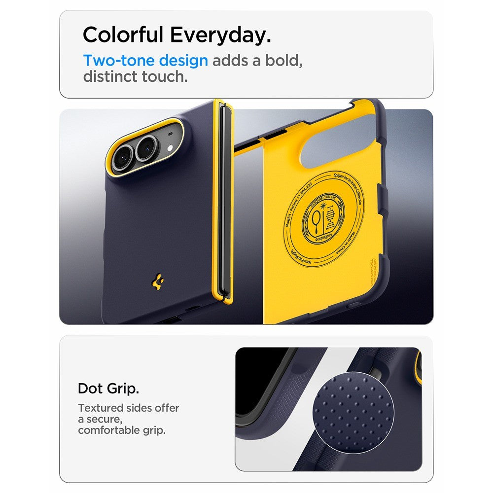 Spigen iPhone Duo Skal Nano Pop MagFit Blueberry Navy