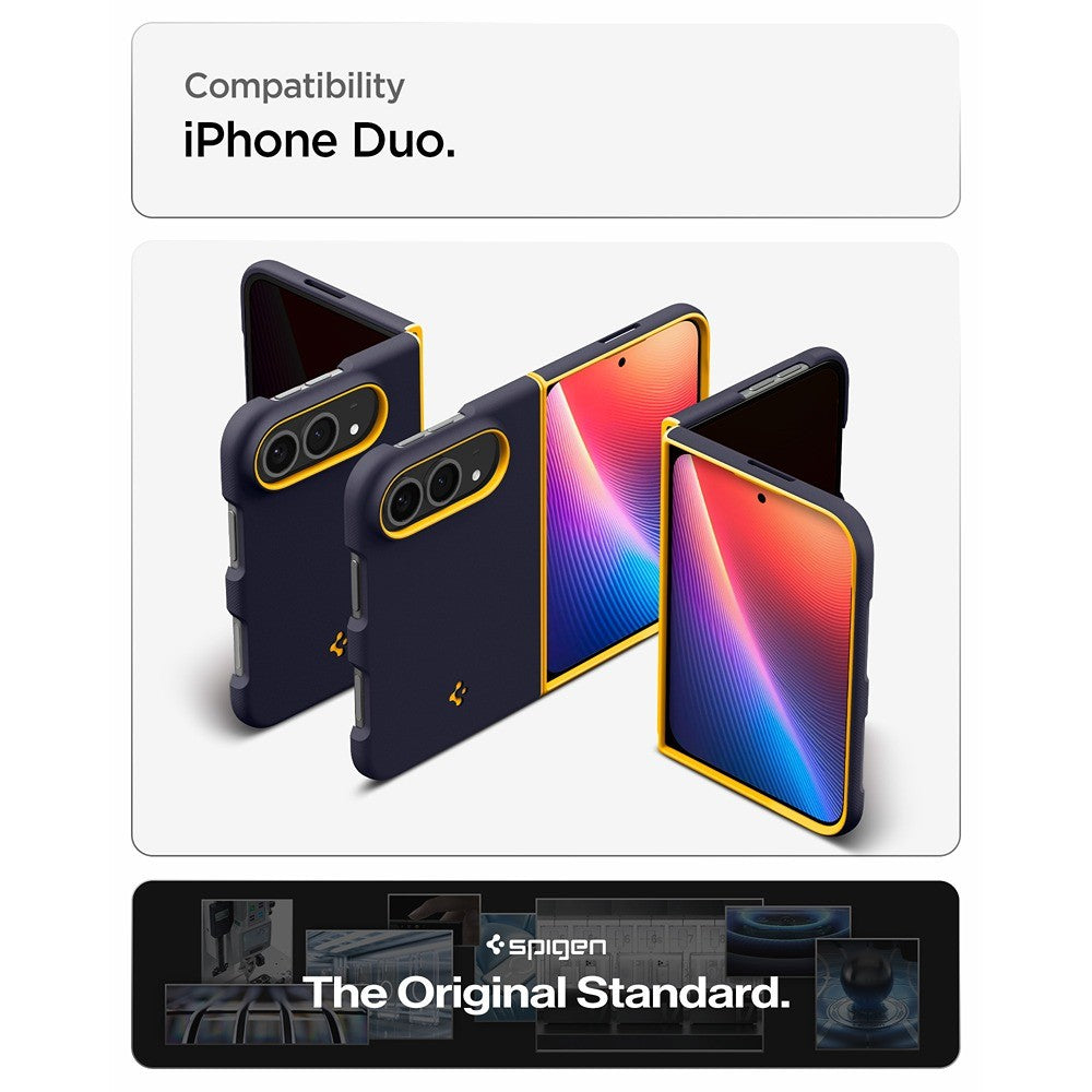 Spigen iPhone Duo Skal Nano Pop MagFit Blueberry Navy