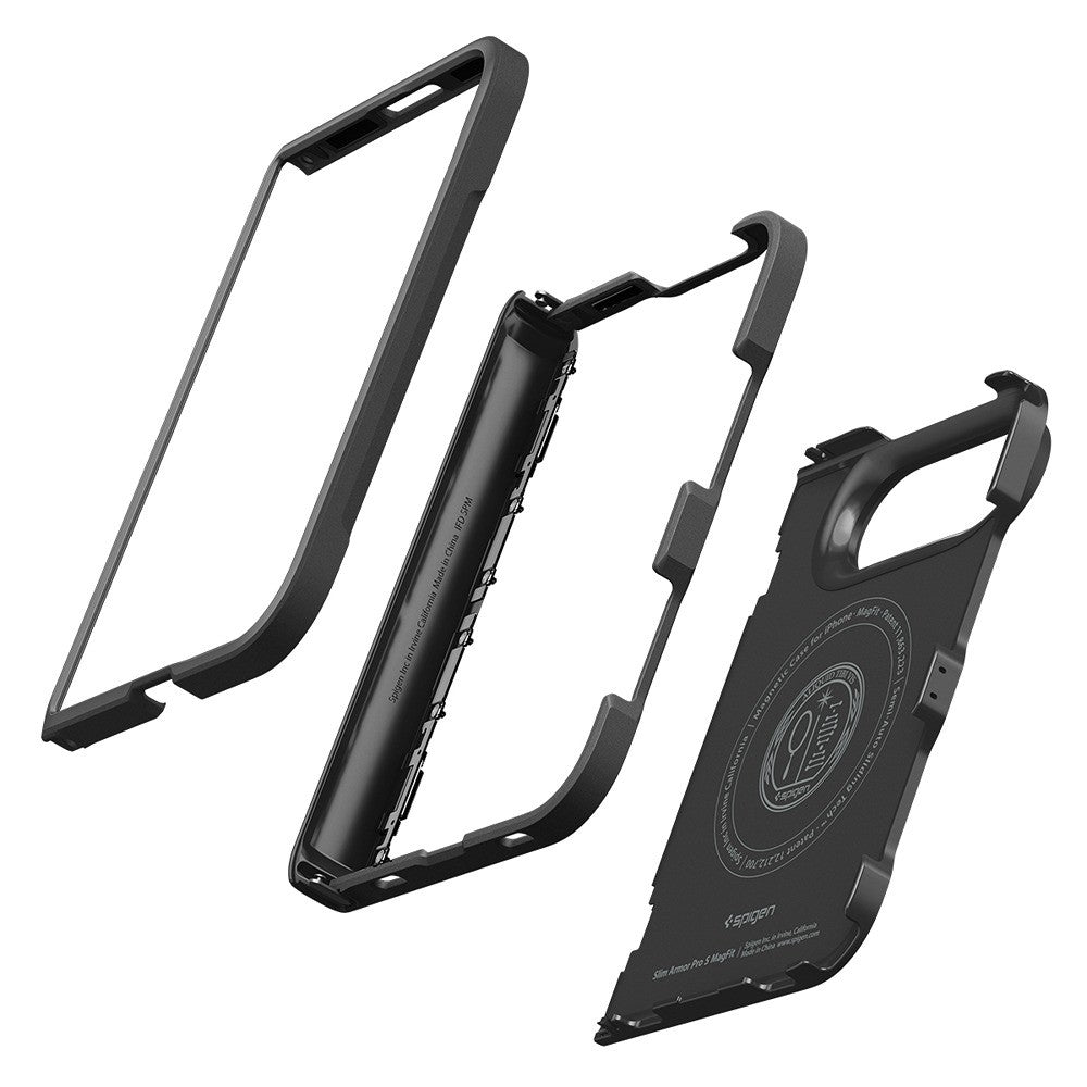 Spigen iPhone Duo Skal Slim Armor Pro S MagFit Svart