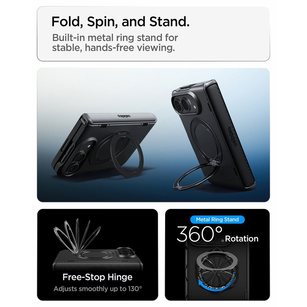 Spigen iPhone Duo Skal Slim Armor Pro S MagFit Svart