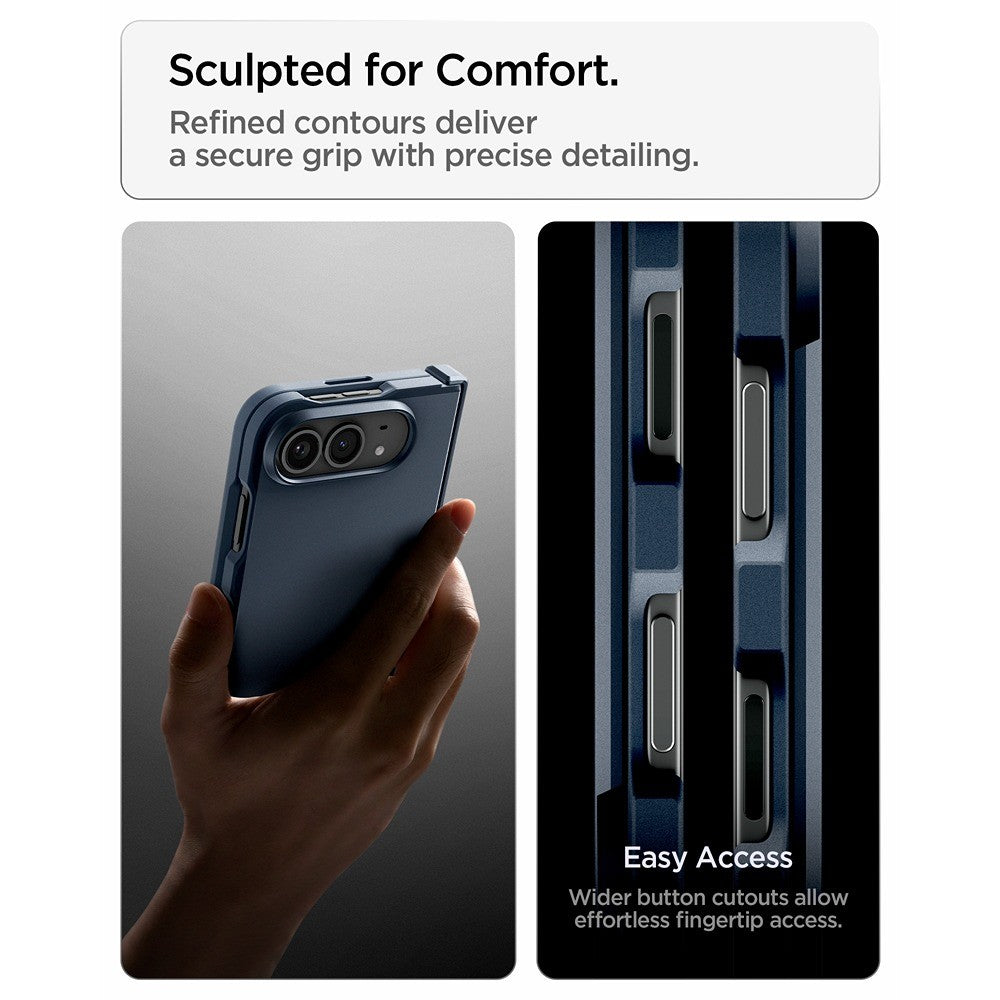 Spigen iPhone Duo Skal Tough Armor Pro MagFit Metal Slate