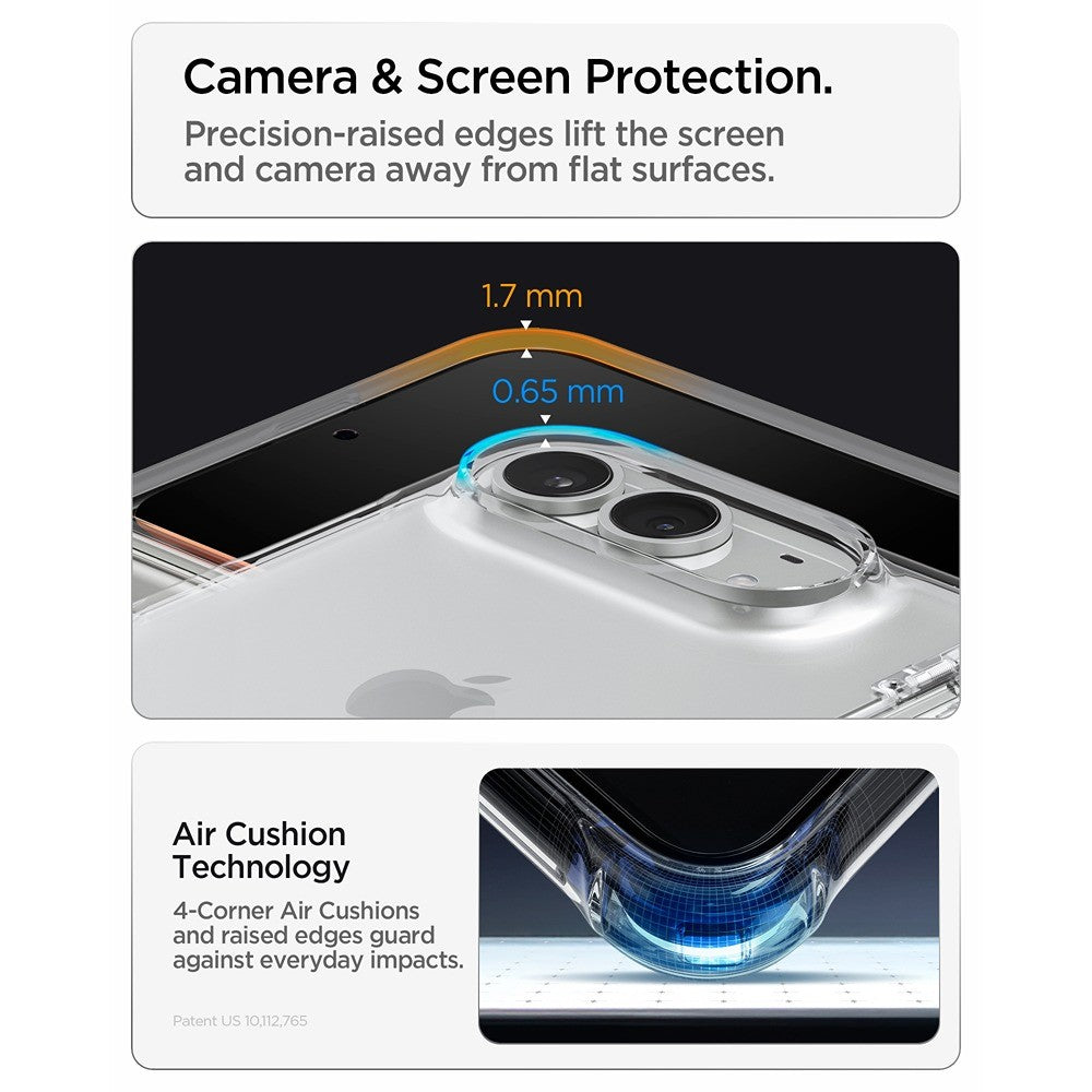 Spigen iPhone Duo Skal Ultra Hybrid Pro Crystal Clear