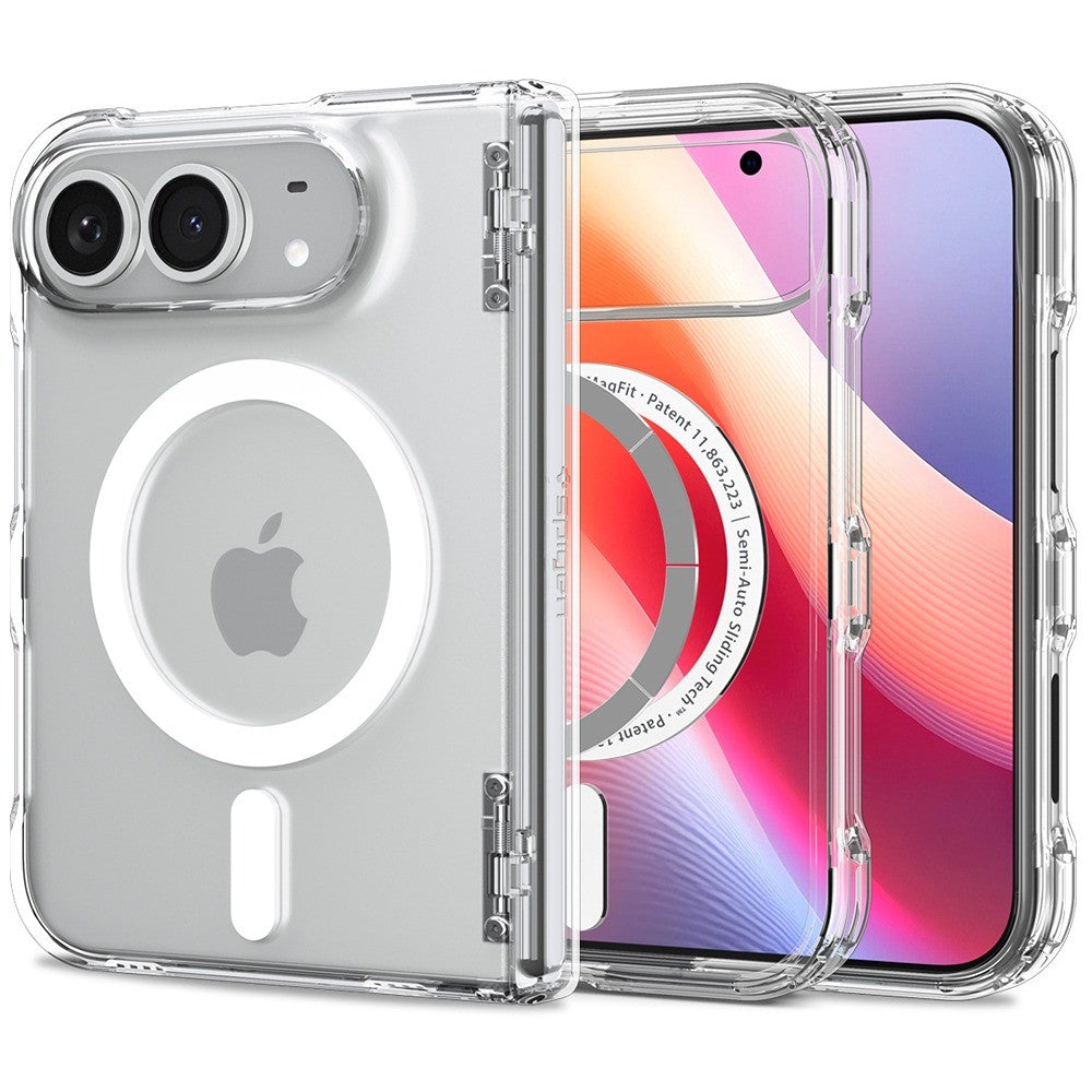 Spigen iPhone Duo Skal Ultra Hybrid Pro MagFit Clear White