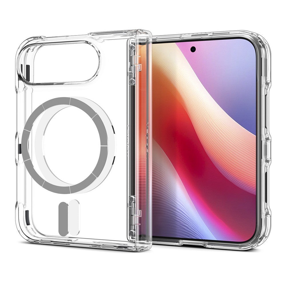 Spigen iPhone Duo Skal Ultra Hybrid Pro MagFit Clear White