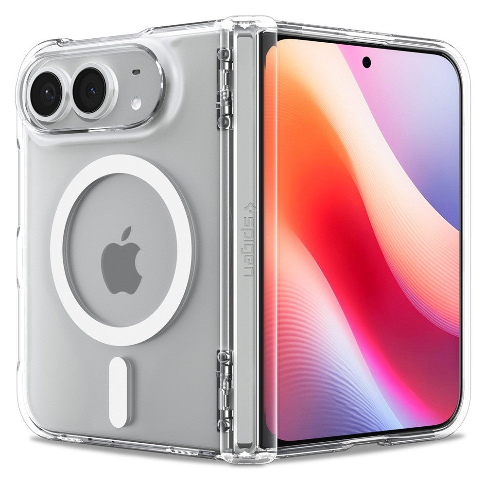 Spigen iPhone Duo Skal Ultra Hybrid Pro MagFit Clear White