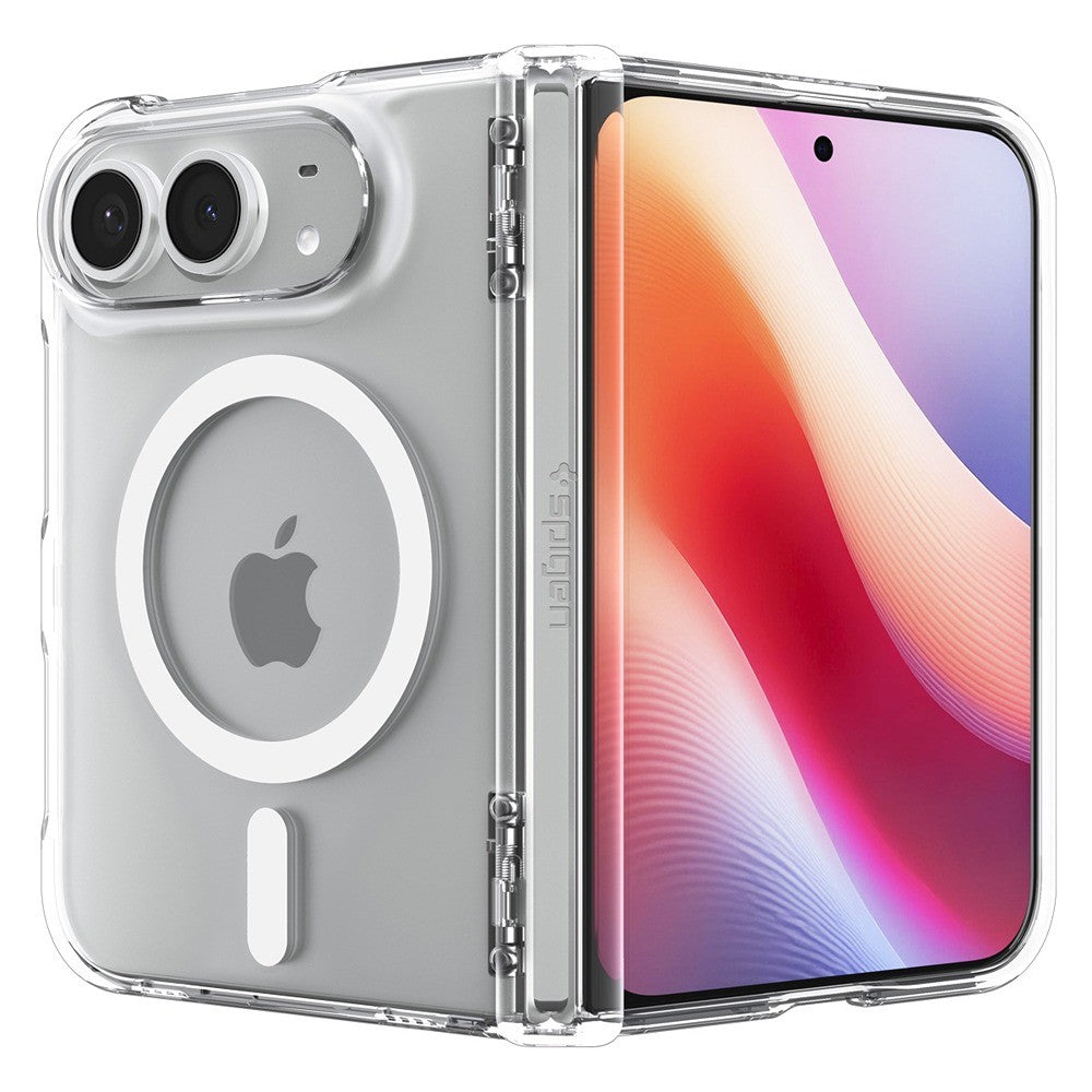 Spigen iPhone Duo Skal Ultra Hybrid Pro MagFit Clear White
