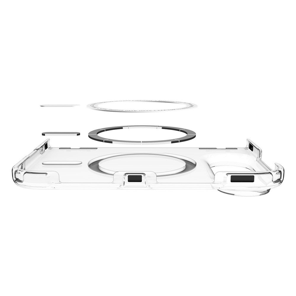 Spigen iPhone Duo Skal Ultra Hybrid Pro MagFit Clear White