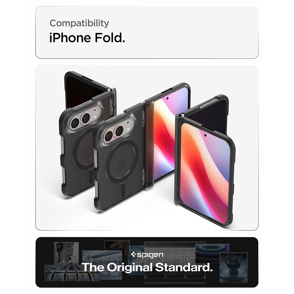 Spigen iPhone Duo Skal Ultra Hybrid Pro MagFit Frost Black