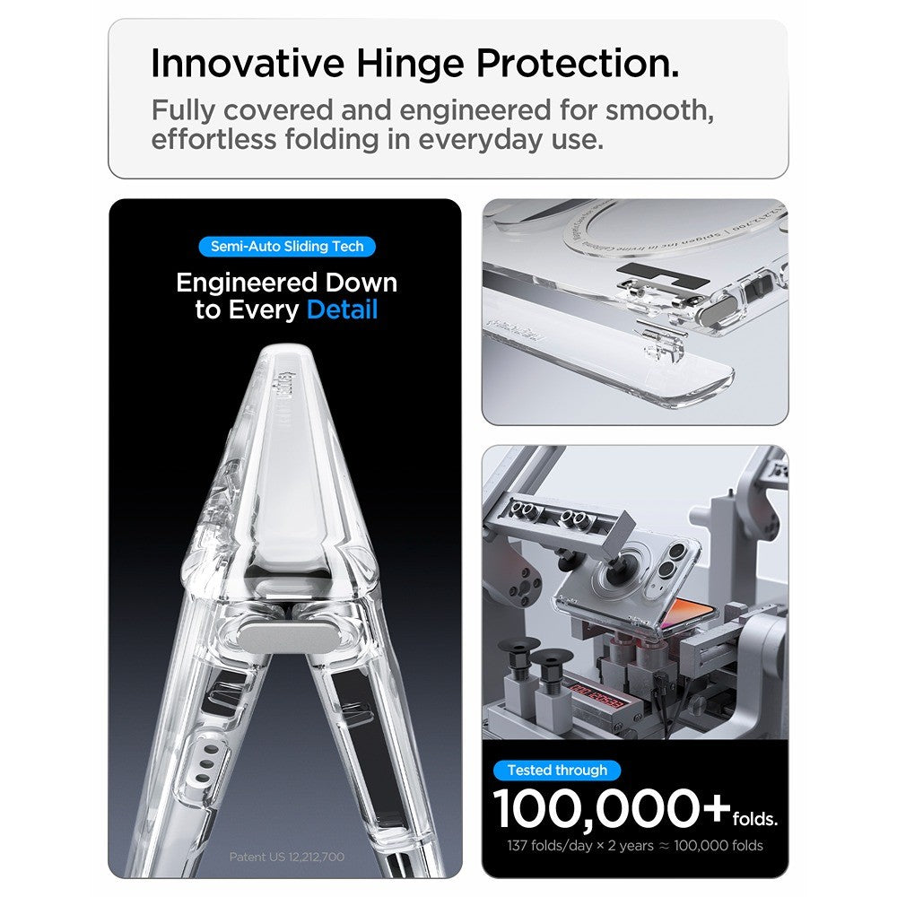 Spigen iPhone Duo Skal Ultra Hybrid Pro S MagFit Clear White
