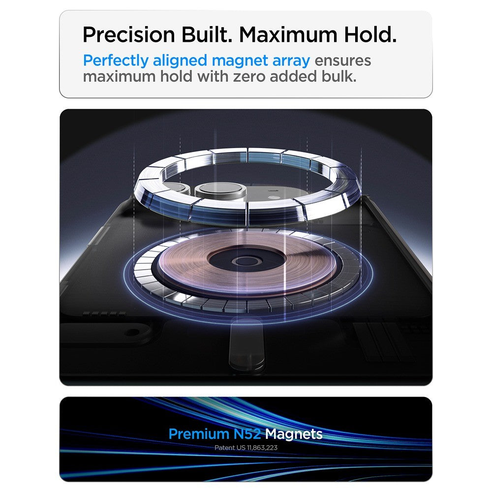 Spigen iPhone Duo Skal Ultra Hybrid Pro S MagFit Clear White