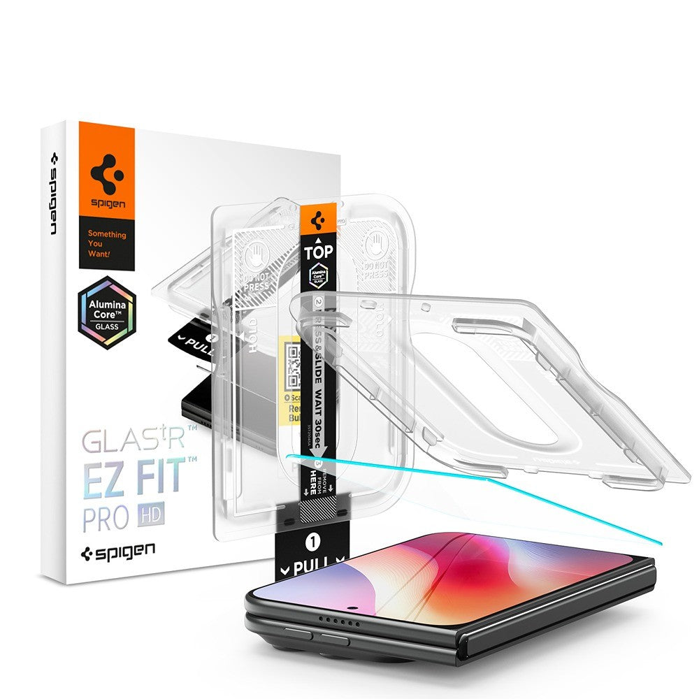 Spigen iPhone Duo Skärmskydd Glas.tR EZ Fit Pro