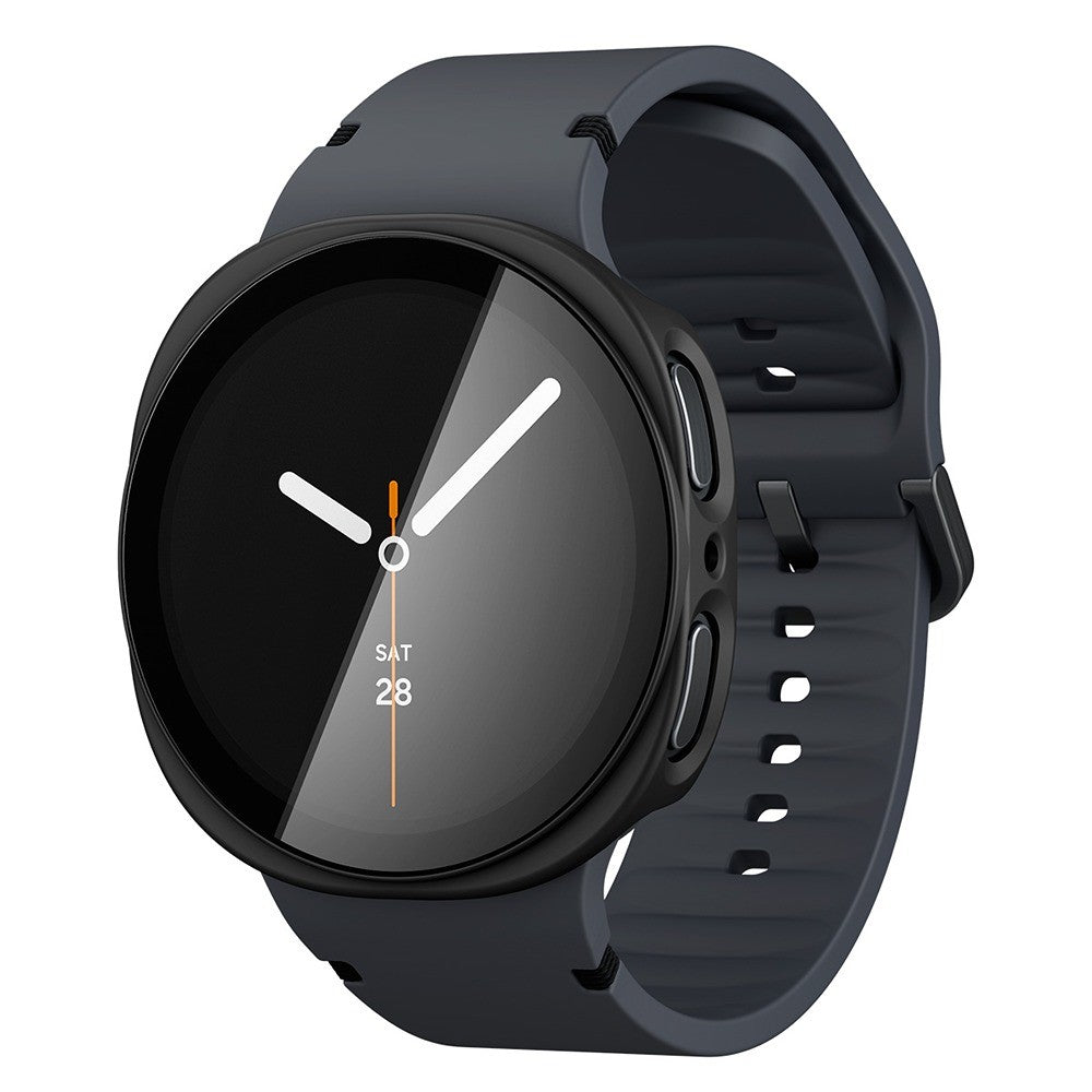 Spigen Samsung Galaxy Watch 8/9 40mm Skal med Skärmskydd Thin Fit 360 Svart
