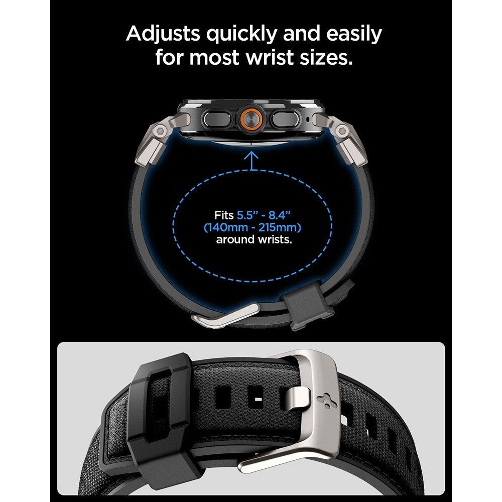 Spigen Samsung Galaxy Watch Ultra 47mm Armband DuraPro Armor Svart