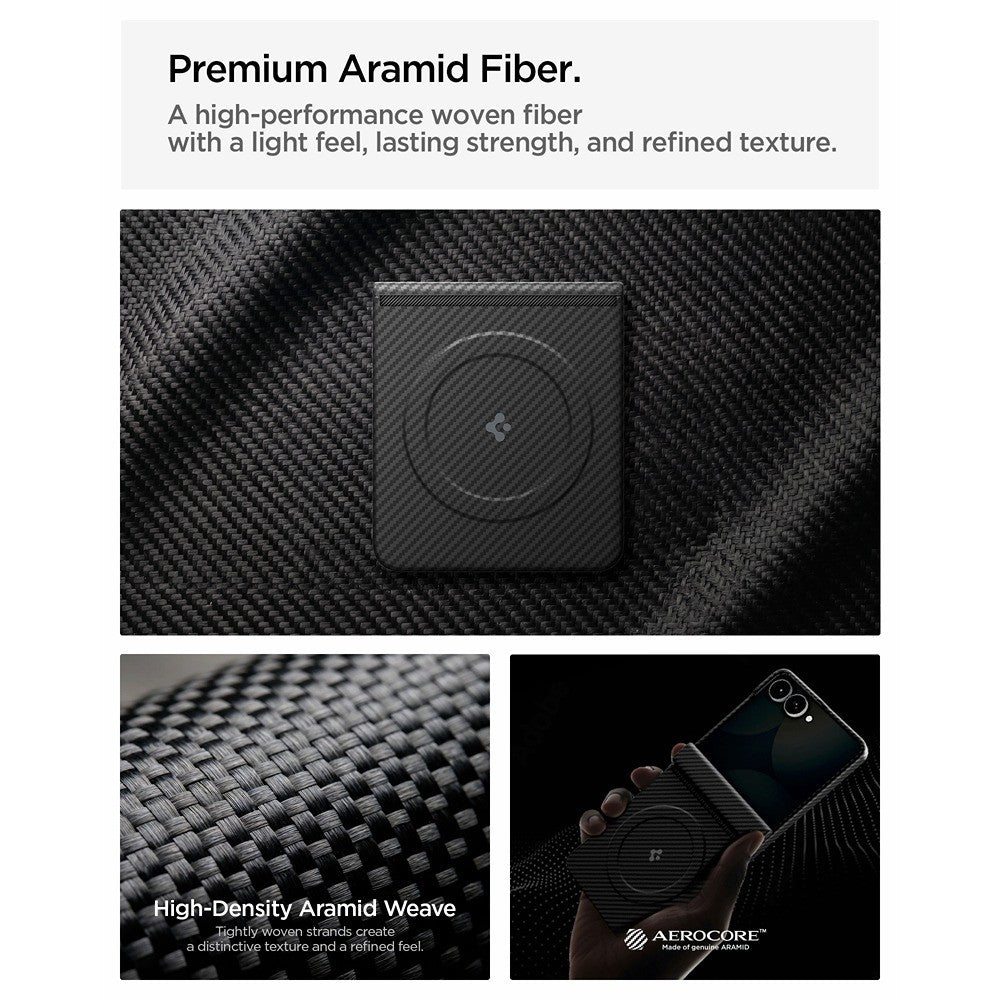 Spigen Samsung Galaxy Z Flip 8 Skal Air Skin Aramid MagFit Svart