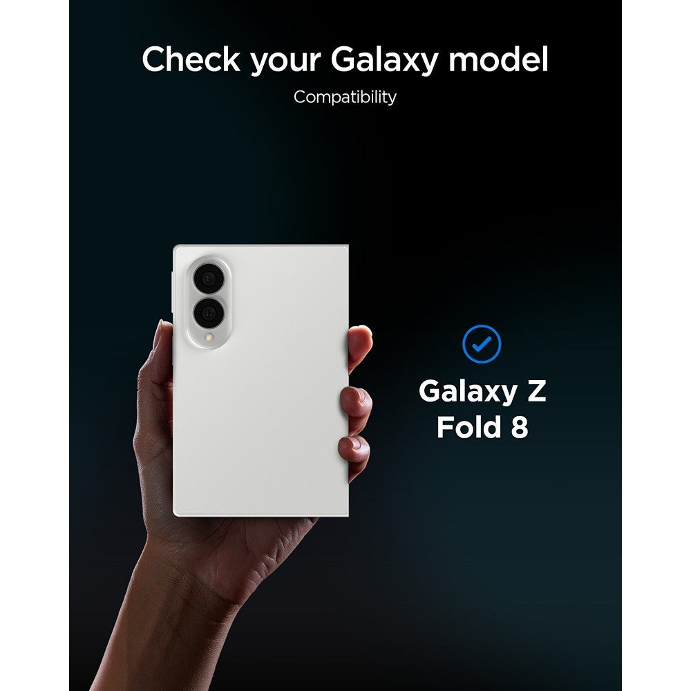 Spigen Samsung Galaxy Z Fold 8 Skärmskydd GLAS.tR EZ Fit Pro