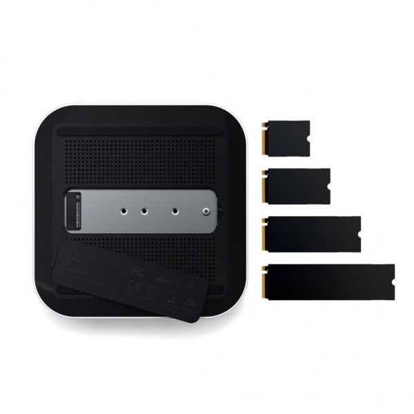 Satechi Thunderbolt 5 CubeDock med SSD-kabinett