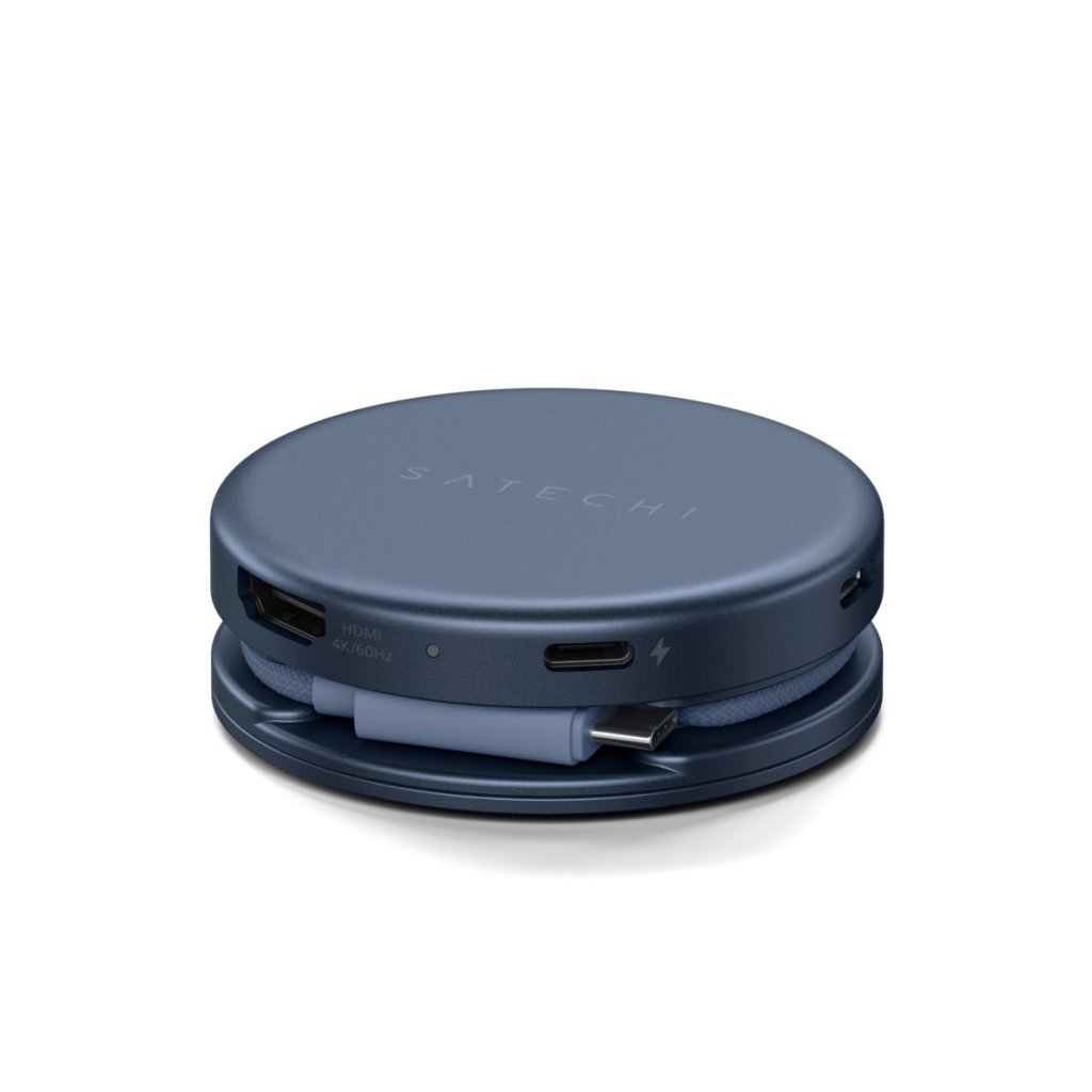 Satechi OntheGo 5-in-1 Multiport Adapter USB-hub Indigo