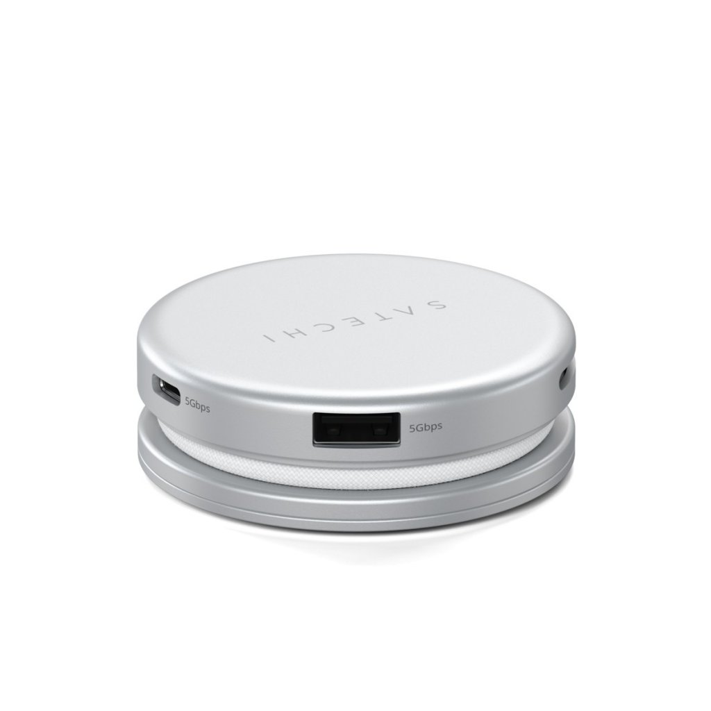 Satechi OntheGo 5-in-1 Multiport Adapter USB-hub Silver