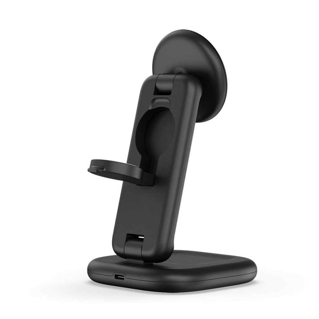 Satechi Trådlös Laddare 3-in-1 Foldable Qi2 25W Svart