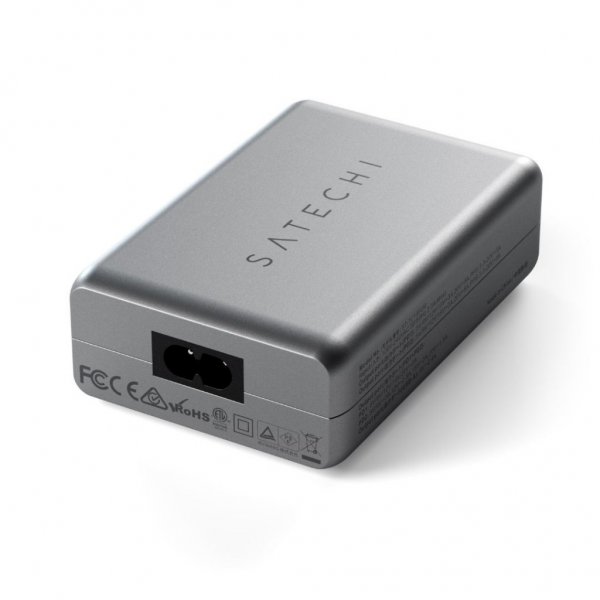 Satechi 100W GaN PD-reseladdare med dubbla USB-C och USB-A-uttag