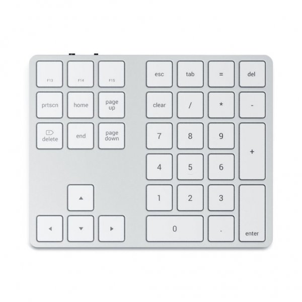 Satechi Trådlösa Utökade Numeriska Tangentbord Silver