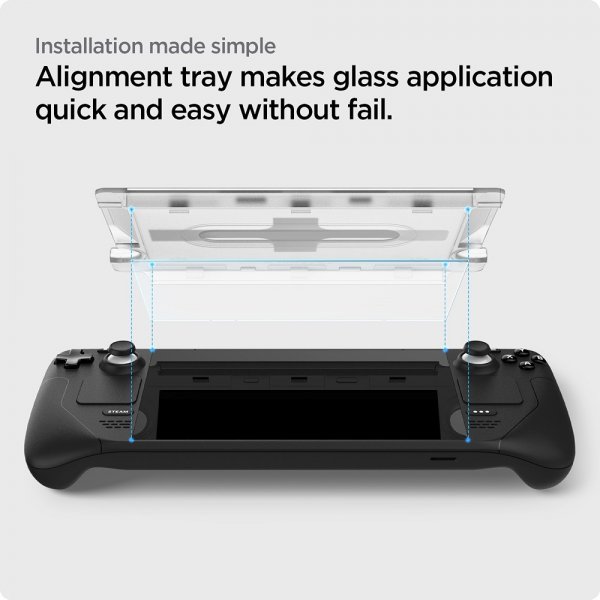 Spigen Steam Deck Skärmskydd GLAS.tR EZ Fit