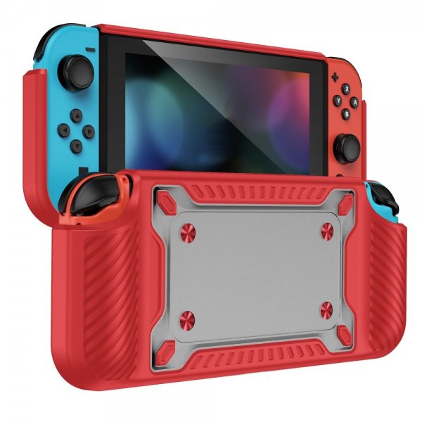 Stötsäkert skal till Nintendo Switch OLED Röd